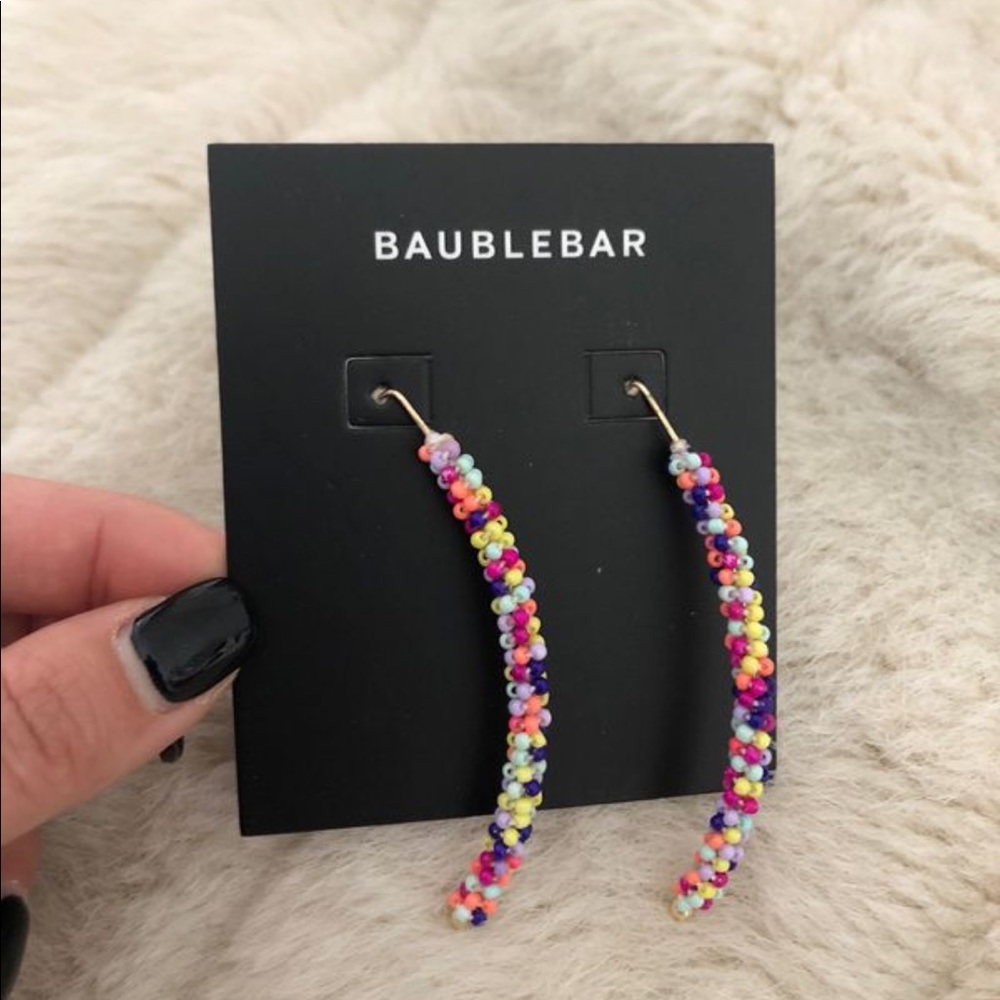 brand new bauble bar beaded earrings
